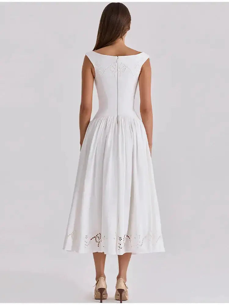 Trendy Minimalist Dress Romantic Stylish Vintage Dresses Women Bridesmaid Party Modest Street Summer Outfits by Dropshipman