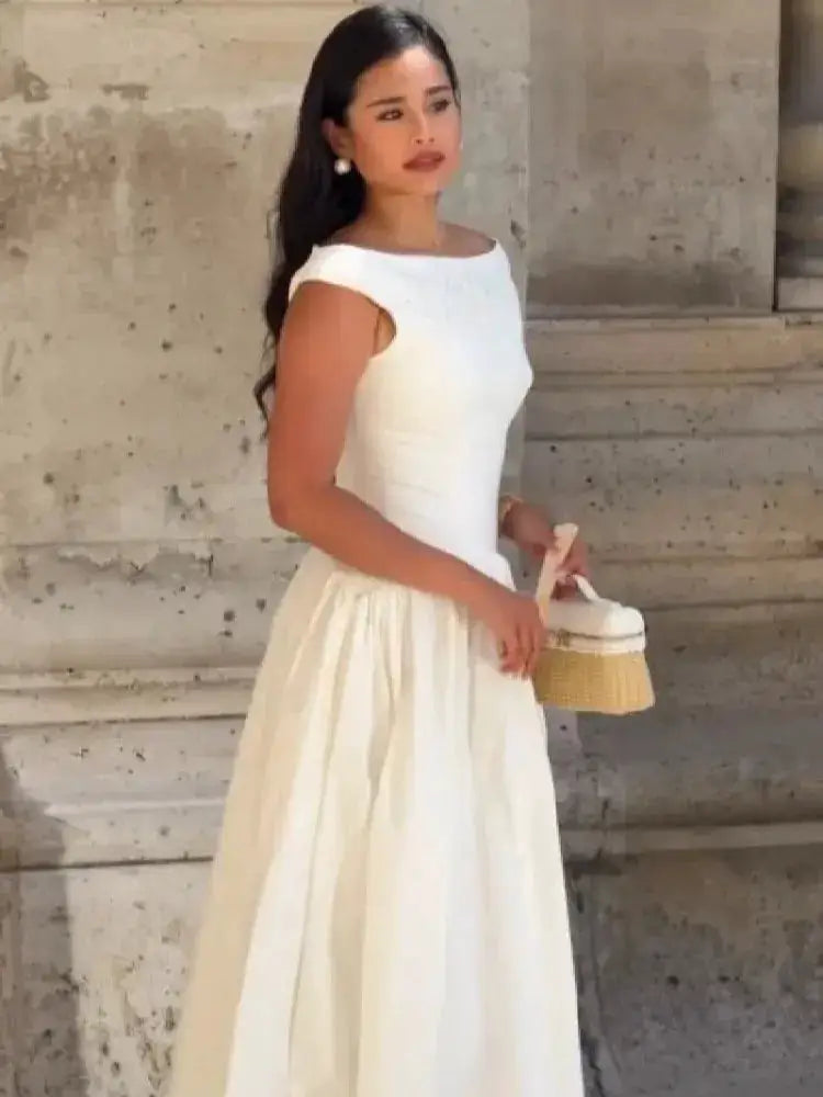 Trendy Minimalist Dress Romantic Stylish Vintage Dresses Women Bridesmaid Party Modest Street Summer Outfits by Dropshipman