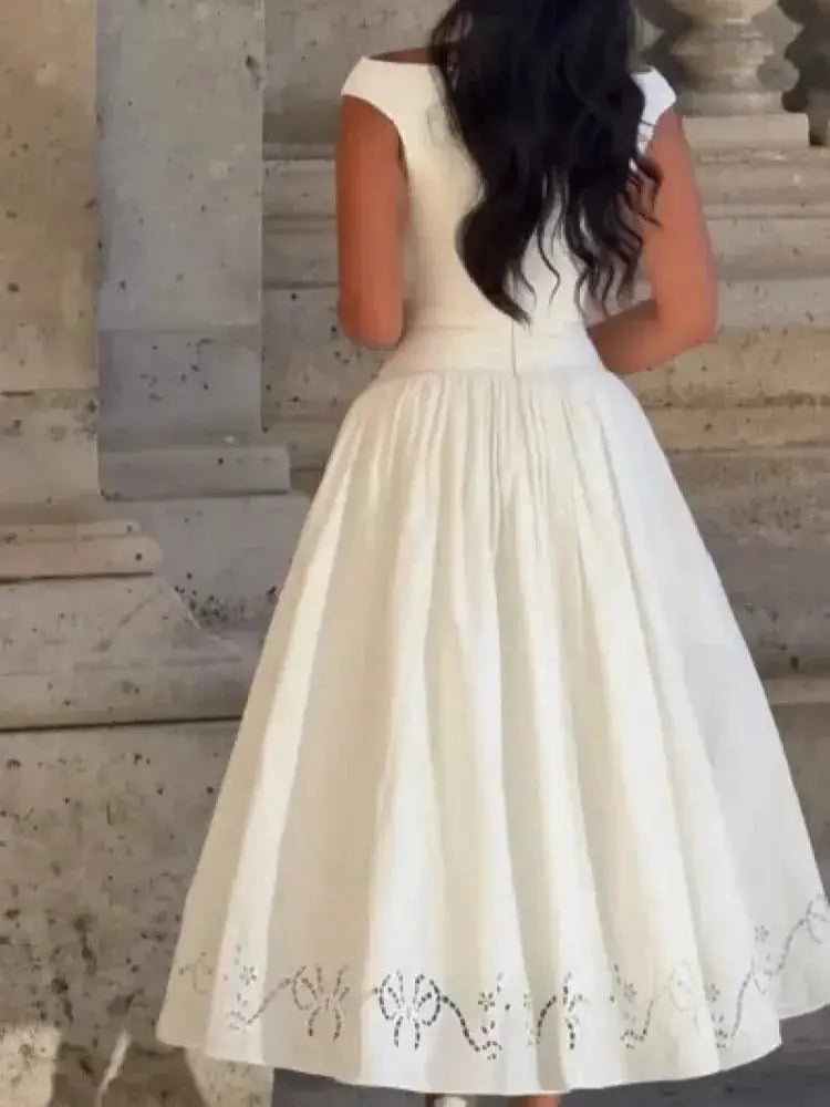 Trendy Minimalist Dress Romantic Stylish Vintage Dresses Women Bridesmaid Party Modest Street Summer Outfits by Dropshipman