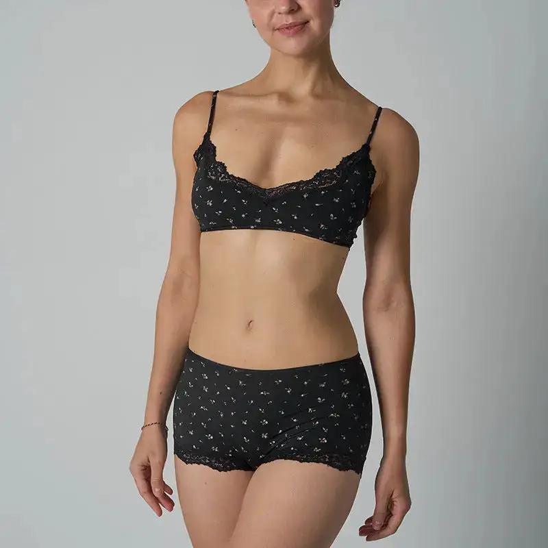 FITS EVERYDODY LACE SET Lace Underwear suit Naked Breathable French Bra Underwear Women by Dropshipman