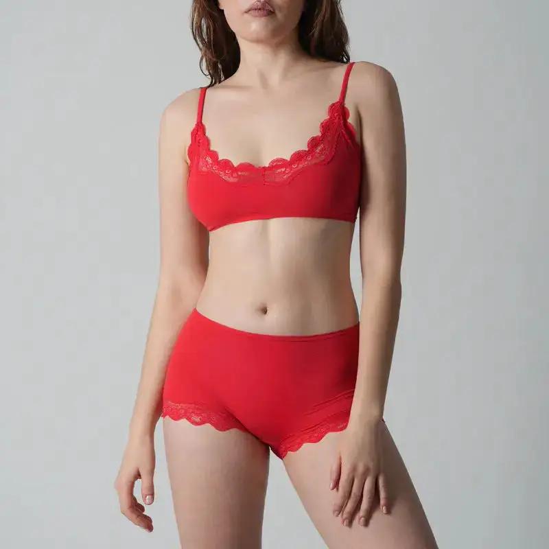 FITS EVERYDODY LACE SET Lace Underwear suit Naked Breathable French Bra Underwear Women by Dropshipman