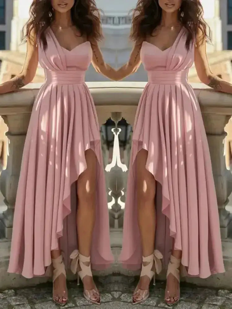 Women Evening Dresses Sexy Elegant Red Cocktail Party Chic Gala Graduation Luxury Formal Occasion Bridesmaid Gown Dress Clothes by Dropshipman