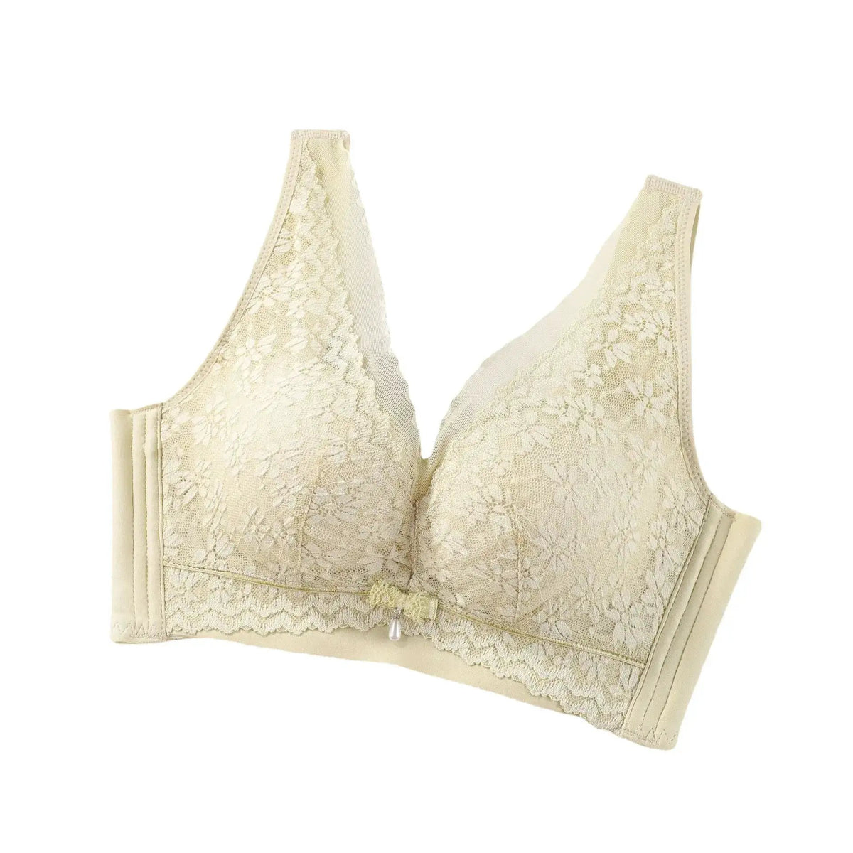 Thin Upper and Thick Lower Non-magnetic New Style Comfortable Underwear without Steel Rings for Women Gathering and Tucking Paramilis Skin-friendly Breathable Adjustable Bra by Dropshipman