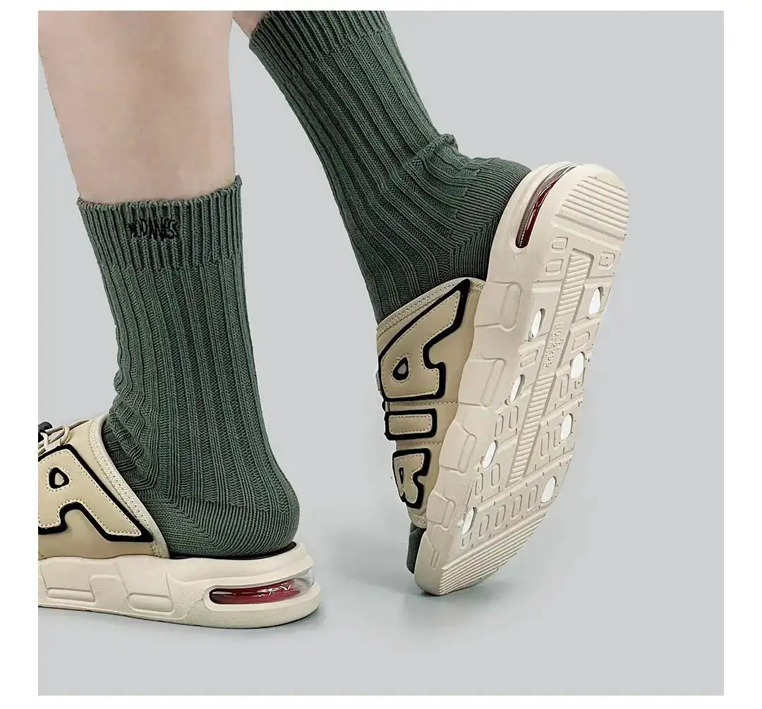 Slippers Men Air Cushion Design Slide Man Summer New PVC Soft Non-slip Men&