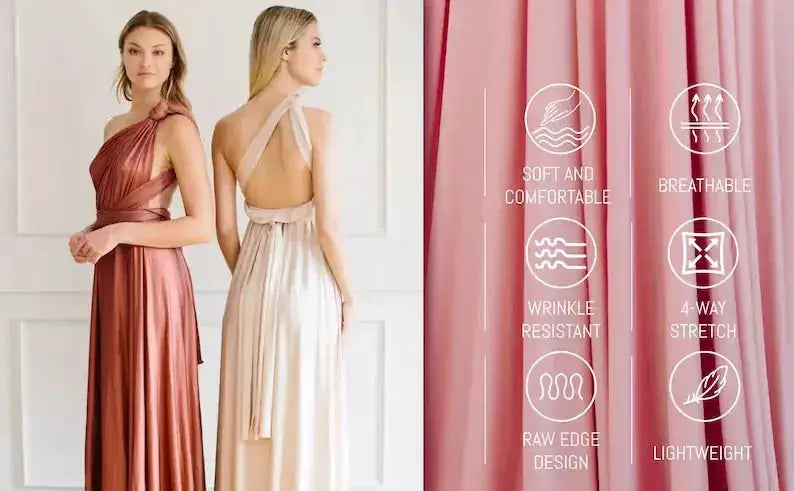 Multiway Maxi Dress Bridesmaid Dress Infinity Cocktail Dress Floor Length Bridesmaid Dress Maxi Dress for Bridesmaid Gifts by Dropshipman