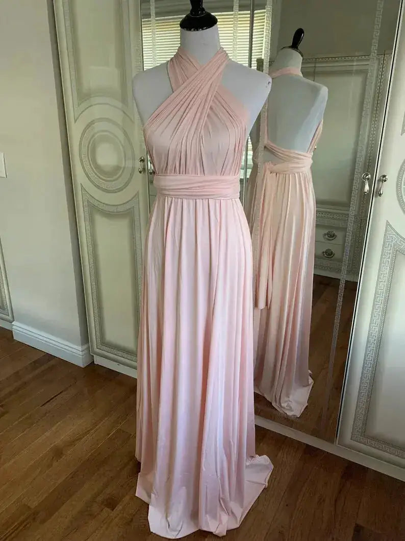 Multiway Maxi Dress Bridesmaid Dress Infinity Cocktail Dress Floor Length Bridesmaid Dress Maxi Dress for Bridesmaid Gifts by Dropshipman