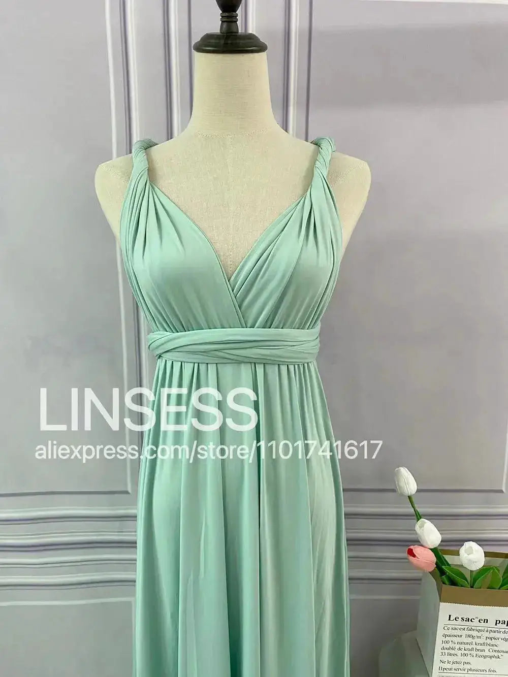 Multiway Maxi Dress Bridesmaid Dress Infinity Cocktail Dress Floor Length Bridesmaid Dress Maxi Dress for Bridesmaid Gifts by Dropshipman
