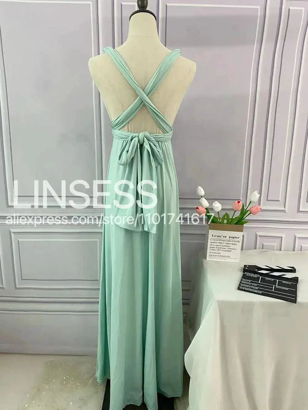 Multiway Maxi Dress Bridesmaid Dress Infinity Cocktail Dress Floor Length Bridesmaid Dress Maxi Dress for Bridesmaid Gifts by Dropshipman