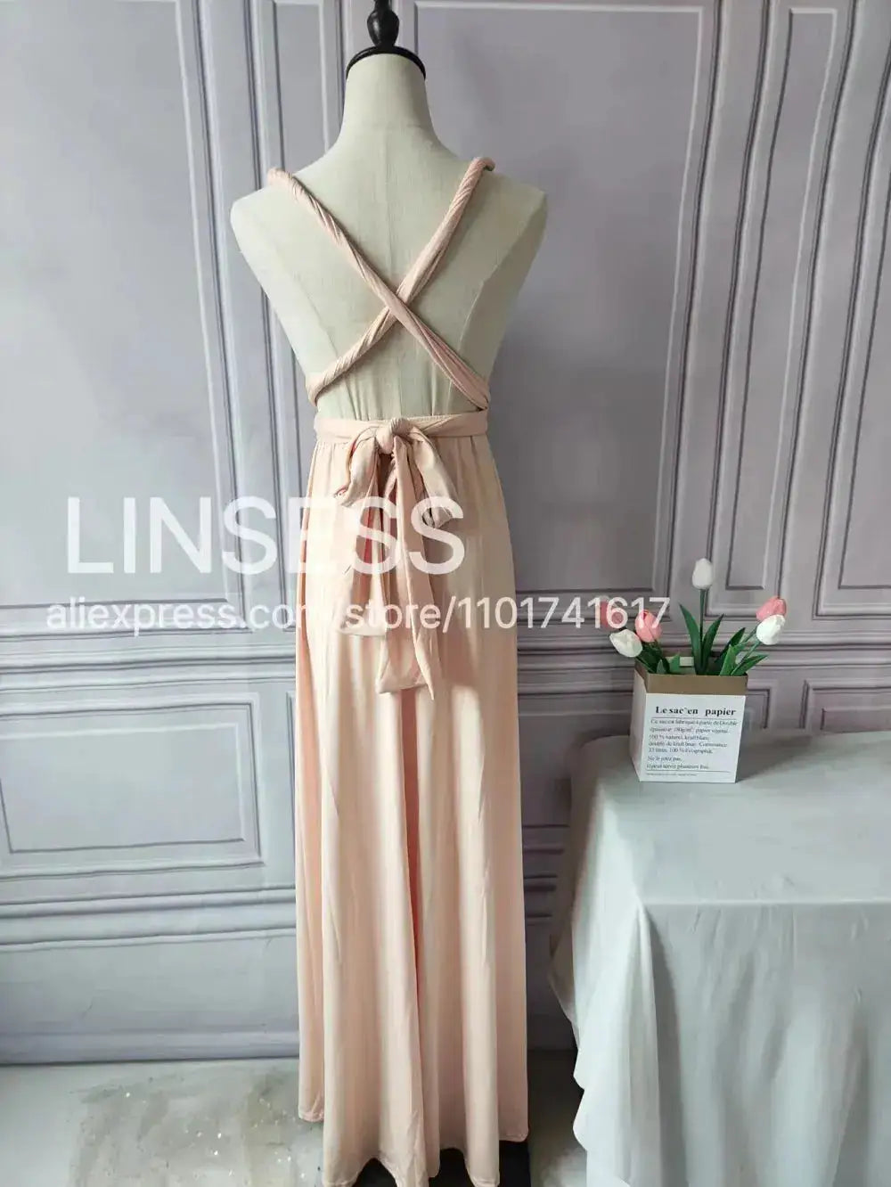 Multiway Maxi Dress Bridesmaid Dress Infinity Cocktail Dress Floor Length Bridesmaid Dress Maxi Dress for Bridesmaid Gifts by Dropshipman