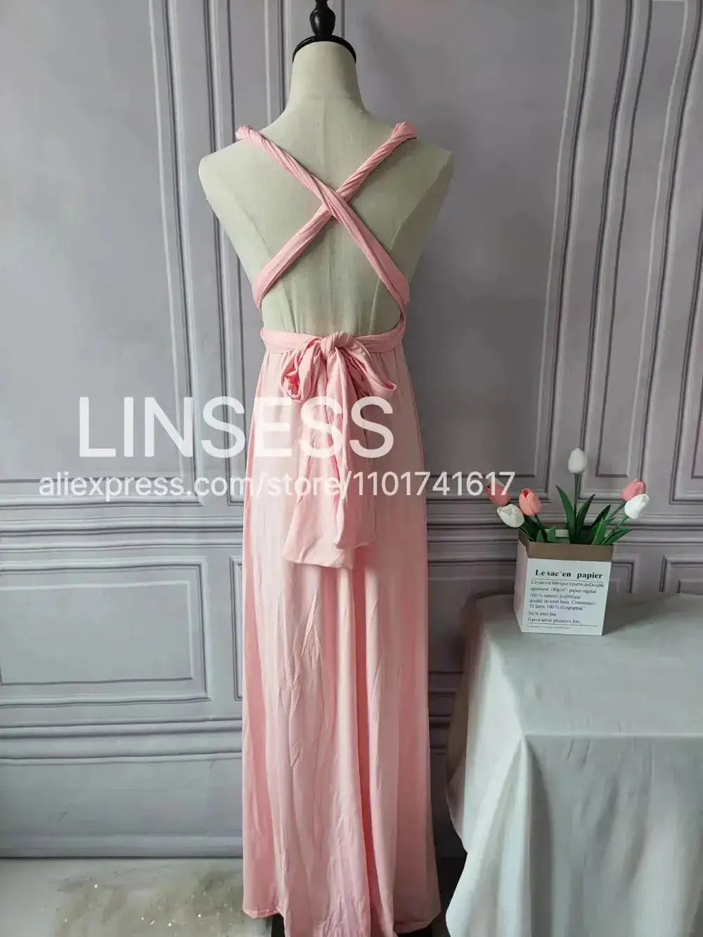 Multiway Maxi Dress Bridesmaid Dress Infinity Cocktail Dress Floor Length Bridesmaid Dress Maxi Dress for Bridesmaid Gifts by Dropshipman
