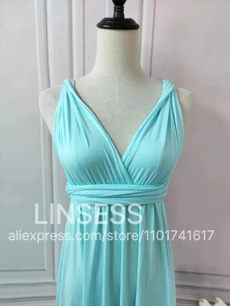 Multiway Maxi Dress Bridesmaid Dress Infinity Cocktail Dress Floor Length Bridesmaid Dress Maxi Dress for Bridesmaid Gifts by Dropshipman