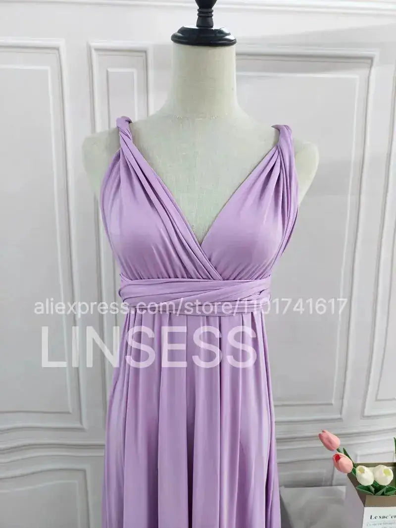 Multiway Maxi Dress Bridesmaid Dress Infinity Cocktail Dress Floor Length Bridesmaid Dress Maxi Dress for Bridesmaid Gifts by Dropshipman