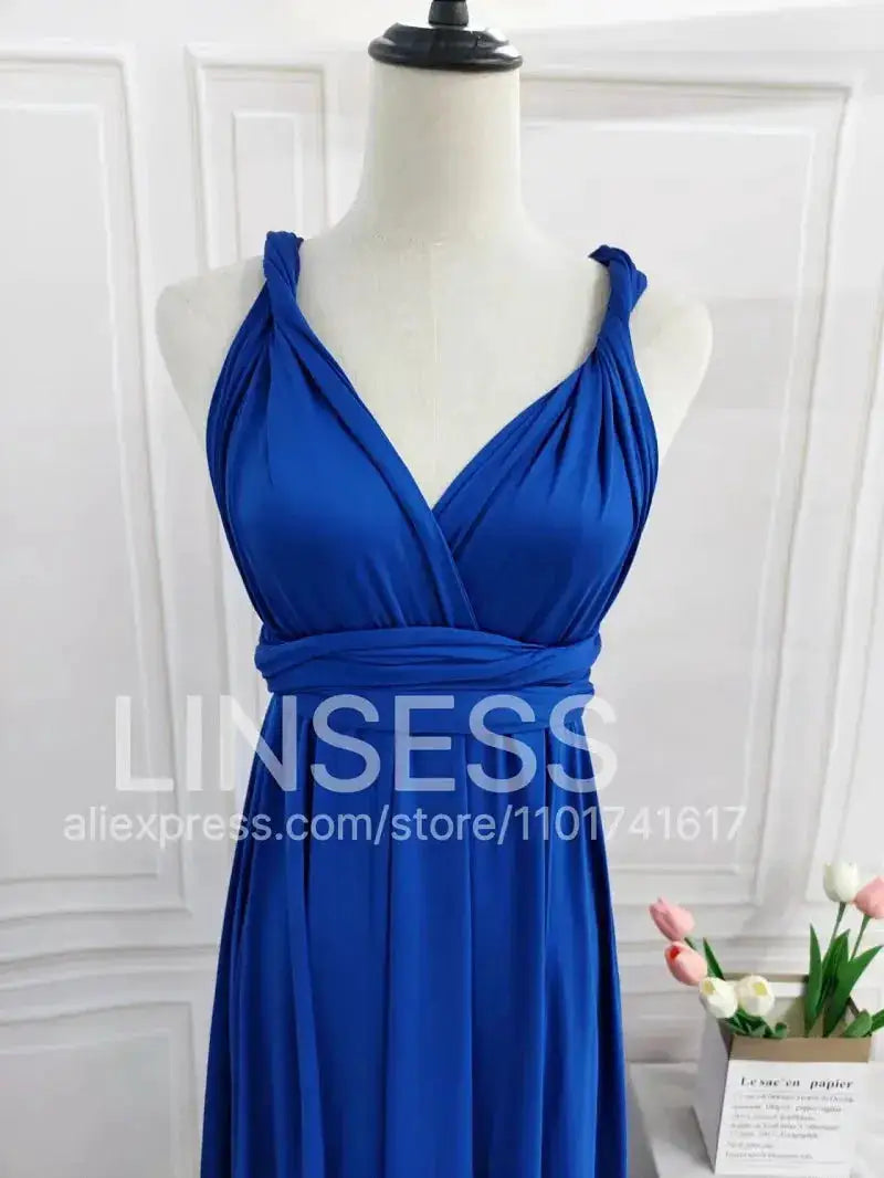 Multiway Maxi Dress Bridesmaid Dress Infinity Cocktail Dress Floor Length Bridesmaid Dress Maxi Dress for Bridesmaid Gifts by Dropshipman