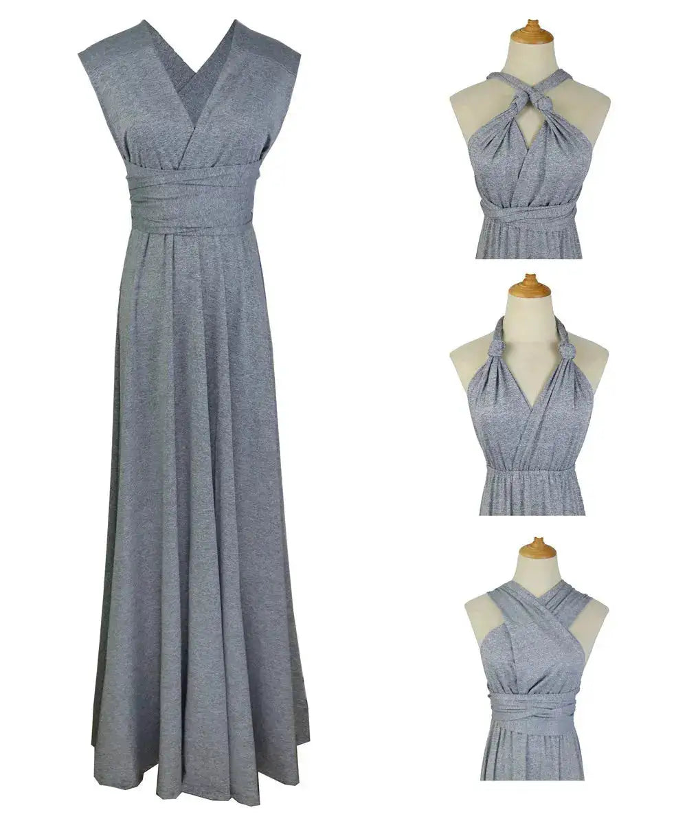 Multiway Maxi Dress Bridesmaid Dress Infinity Cocktail Dress Floor Length Bridesmaid Dress Maxi Dress for Bridesmaid Gifts by Dropshipman