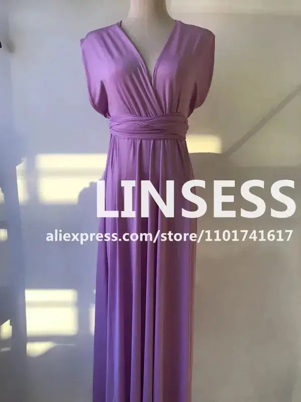 Multiway Maxi Dress Bridesmaid Dress Infinity Cocktail Dress Floor Length Bridesmaid Dress Maxi Dress for Bridesmaid Gifts by Dropshipman