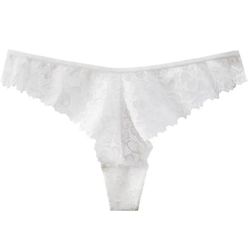 Sexy Low-Waist Pure Lust Lace Thong Women&