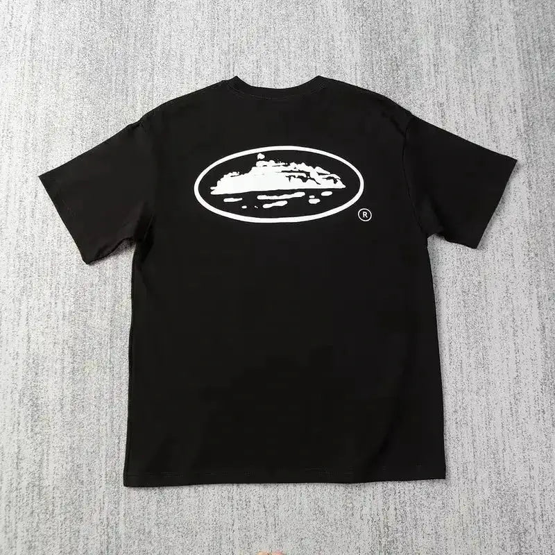2026 Summer New Small Boat Printed Short Sleeve T-shirt Loose Round Neck Breathable Half Sleeve Casual Fashion Trend Brand by Dropshipman