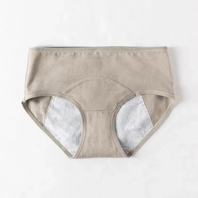 Mid-waist cotton underwear women&