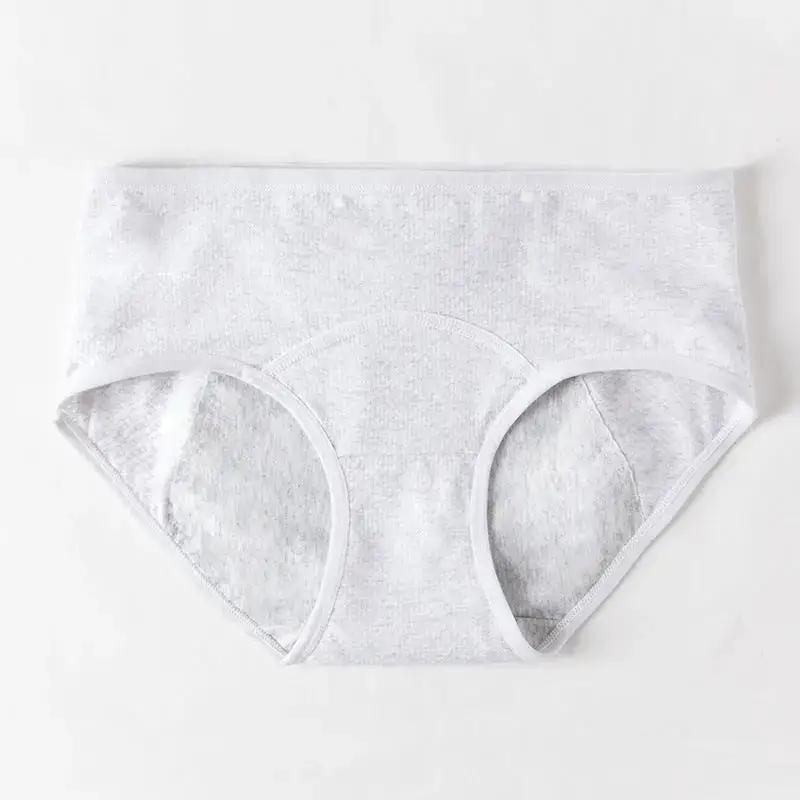 Mid-waist cotton underwear women&