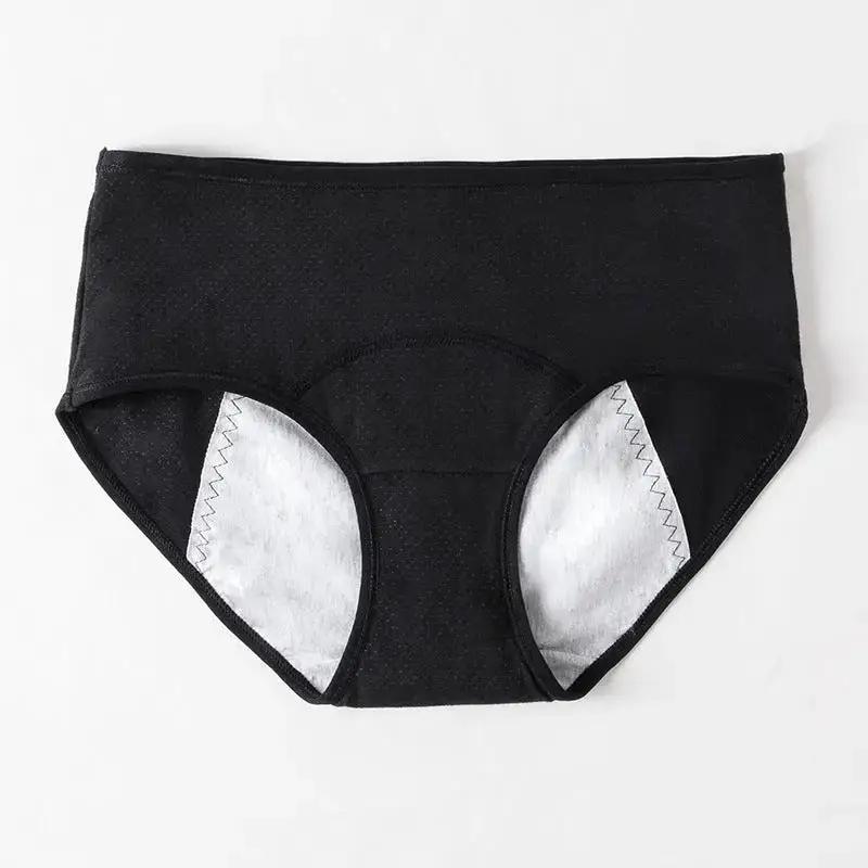 Mid-waist cotton underwear women&