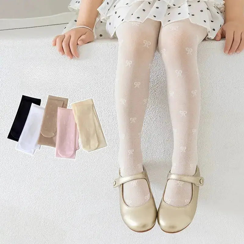 Spring Summer Thin Silk Pantyhose Girls Fashion Solid Color Series Ballet Tights Children Breathable Dance Leggings Stocking by Dropshipman