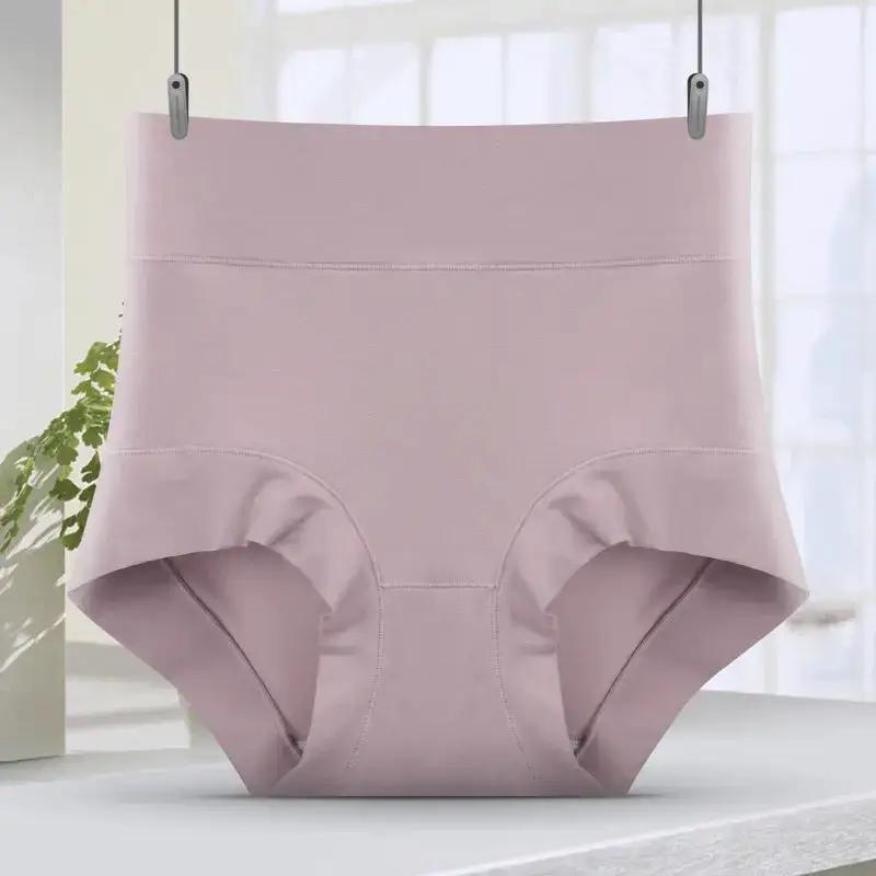 Wholesale 60 combed cotton high waist boxer underwear women&