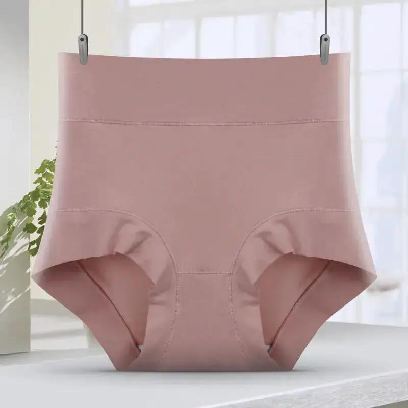 Wholesale 60 combed cotton high waist boxer underwear women&
