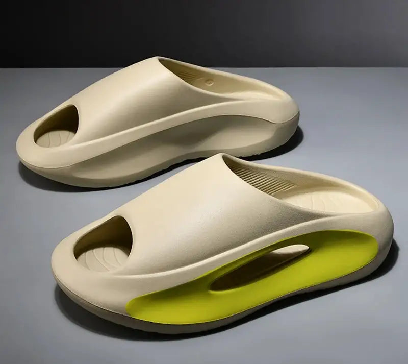Summer Thick Sole Slippers Men Women EVA Soft Bottom Indoor Home Slides Sandals Light Beach Shoes Male Slippers Flip Flops by Dropshipman