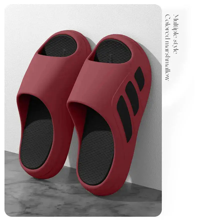 New Men Slippers Slides with a Sense High Aesthetic Value External Wear Anti Slip Thick Bottom, Beach Cool Slippers for Men by Dropshipman