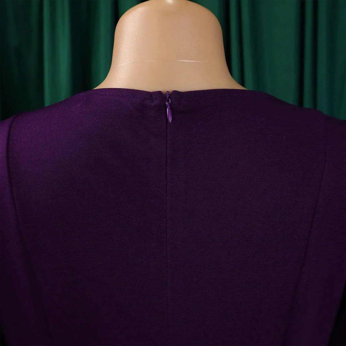 Elegant Office Dress for Women Professional O Neck Short Sleeve Belt Waisted A Line Mid Calf Formal Business Work Dress Midi New by Dropshipman