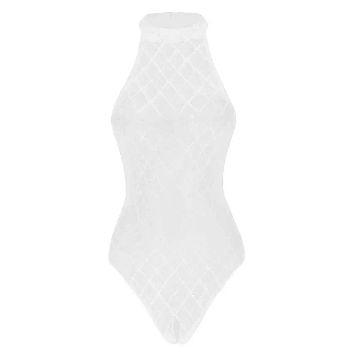 Sexy Body suit for Womens One-piece Swimsuit Open Crotch Black See Through Bodysuit High Cut Sleeveless Leotard Sexy Catsuit by Dropshipman