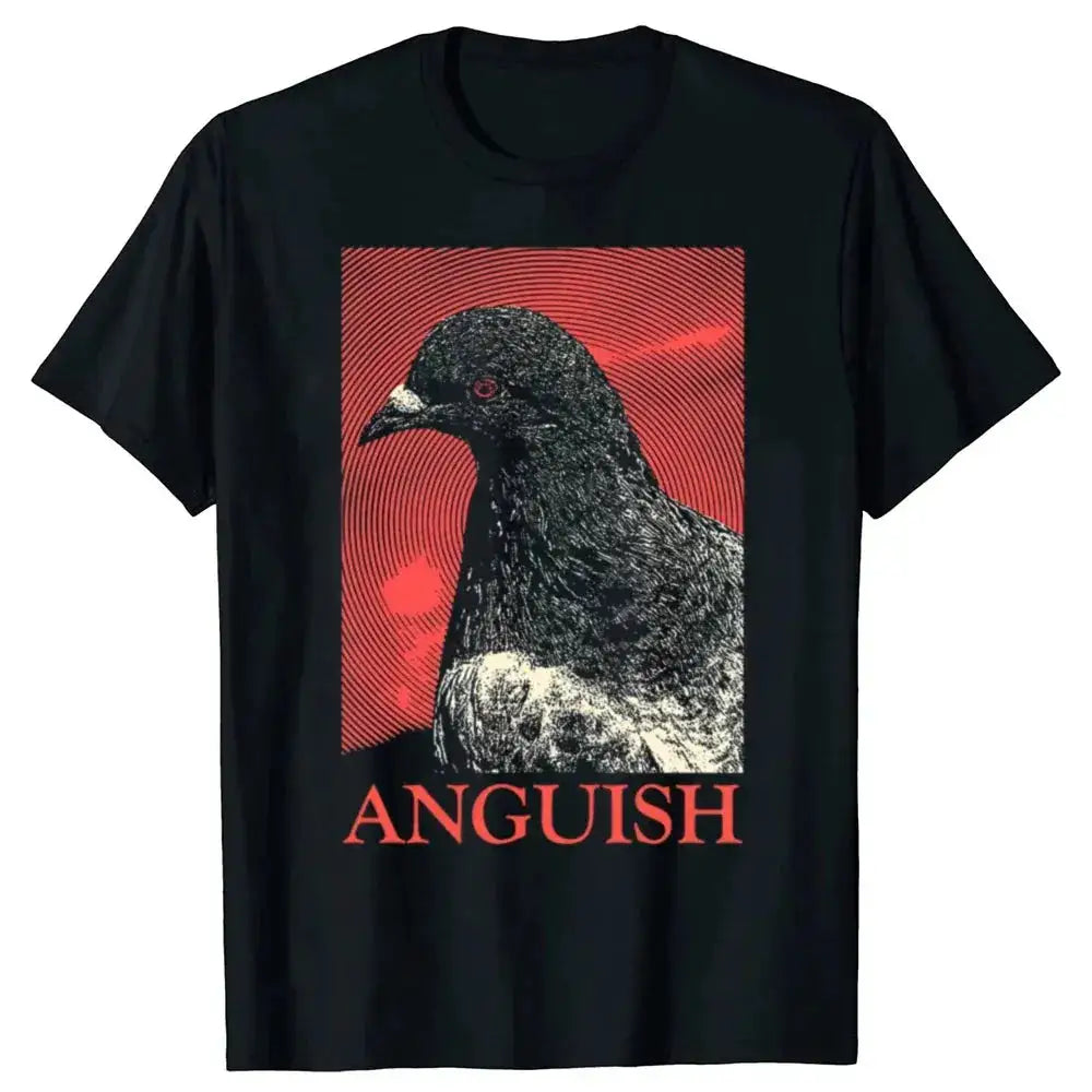 Pigeon Pigeoff Bird Birdwatcher Birdwatching T-shirt Cute Funny Graphic T-shirt Men Tshirt Cotton Loose Oversized T Shirt by Dropshipman