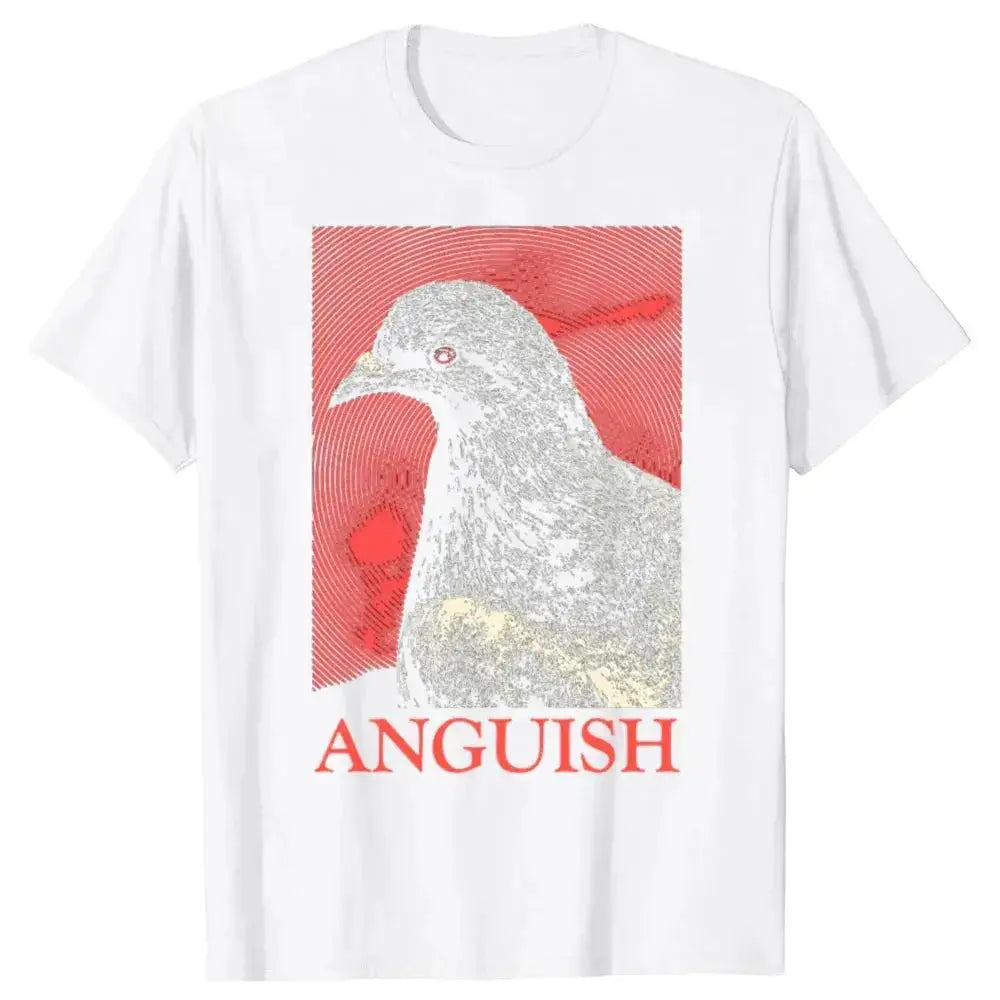 Pigeon Pigeoff Bird Birdwatcher Birdwatching T-shirt Cute Funny Graphic T-shirt Men Tshirt Cotton Loose Oversized T Shirt by Dropshipman