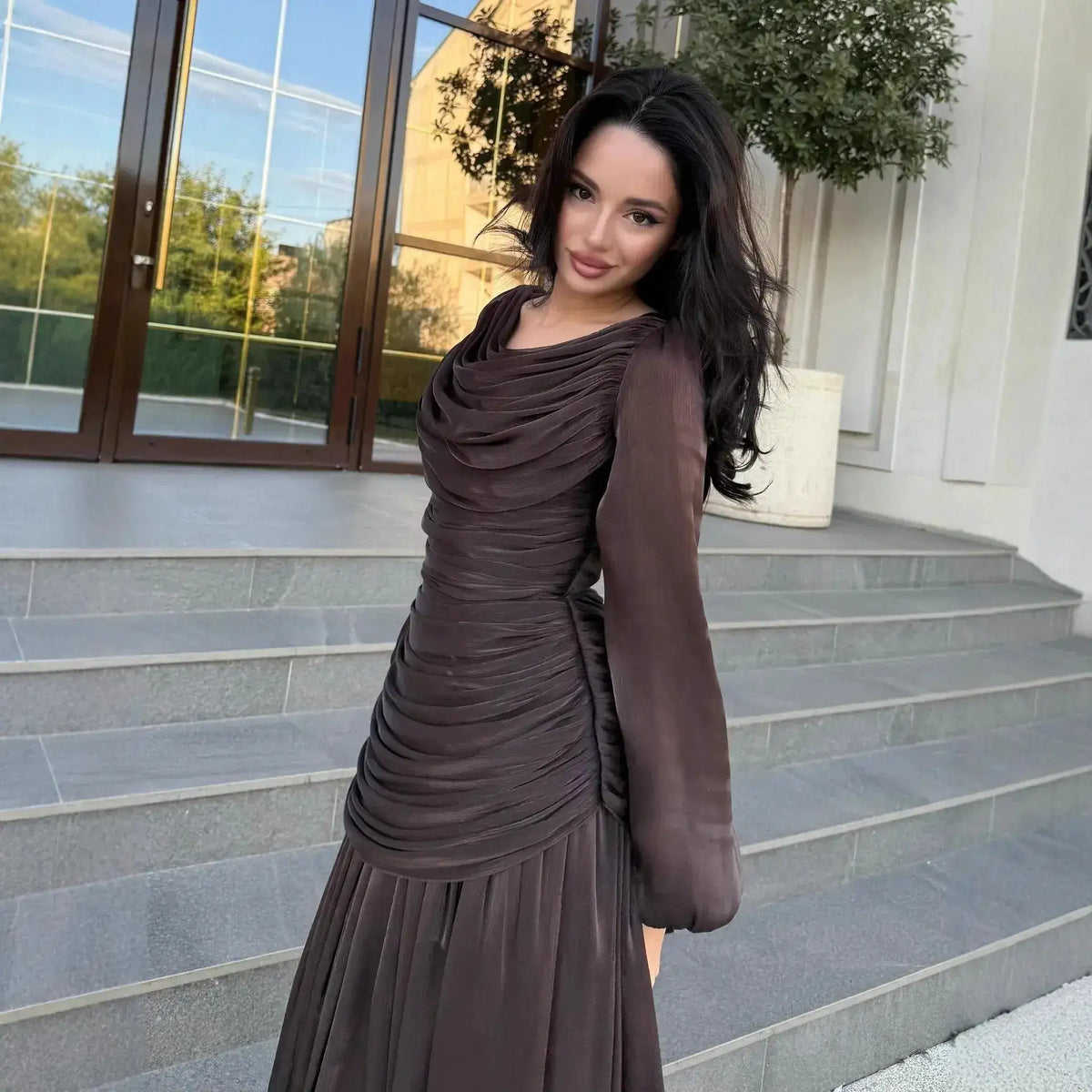 Dress Women Eid Muslim Abaya Party Dresses Jalabiya Folds Abayas Ramadan Vestidos Morocco Maxi Gown Dubai Kaftan Arab Long Robe by Dropshipman
