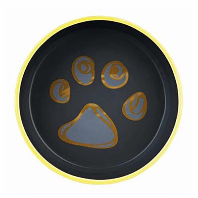 Trixie Paw Print Ceramic Dog Bowl Non-Slip 0.4L 12cm