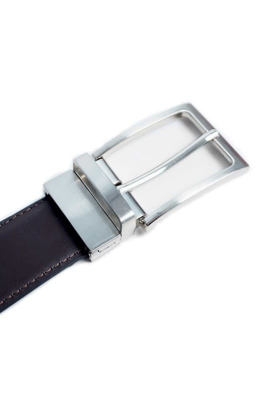 Reversible Genuine Leather Black/Brown Men&
