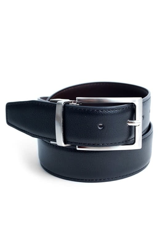 Reversible Genuine Leather Black/Brown Men&
