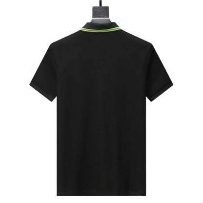Gucci Black T-shirt with a collar