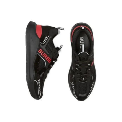 Burberry Sean Low Top Sports Casual Black Red