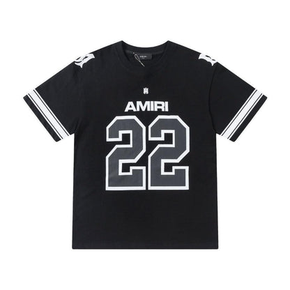 Amiri 22 Black T-Shirt Without Collar