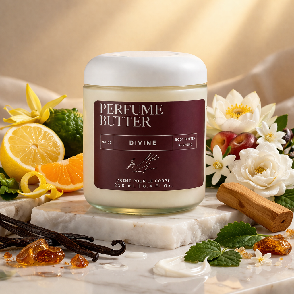 DIVINE – The Luxury Body Butter Perfume | Radiant Citrus, Floral &amp; Warm Vanilla Scent | Elegant Fragrance for Women &amp; Men | Perfume Butter