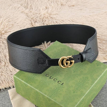 Gucci GG-buckle canvas Women belt &