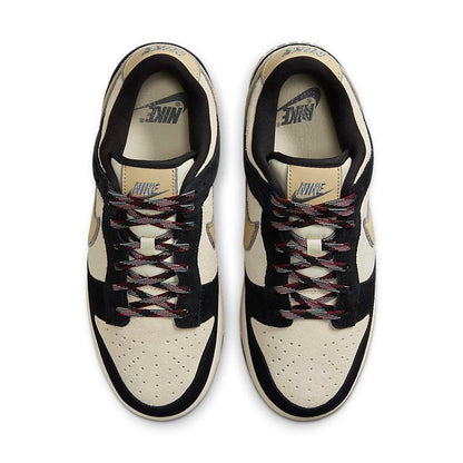 Nike Dunk Low LX Black Suede Team Gold