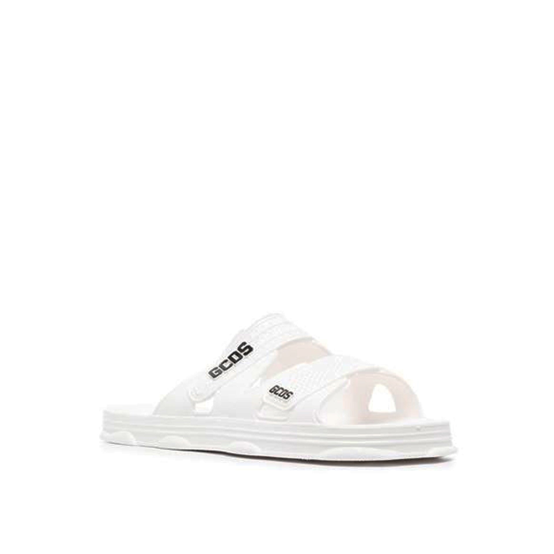 Gcds Rubber Logo Flats Sandals