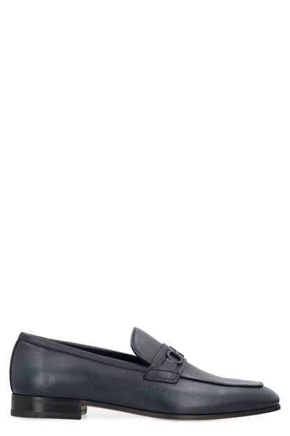 Ferragamo Leather Moccasins for Men