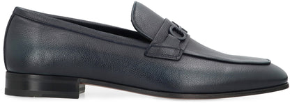 Ferragamo Leather Moccasins for Men