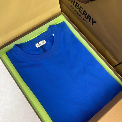 Burberry Blue T-Shirt Without Collar