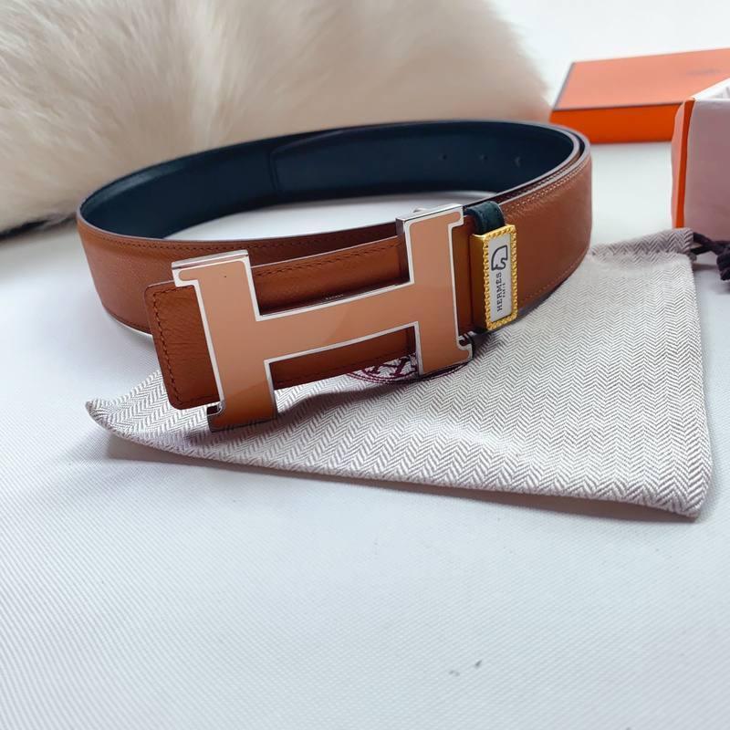 Hermes Men Beige Buckle Belt &