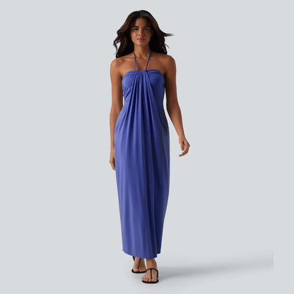 Halter Neck Backless Summer Dress
