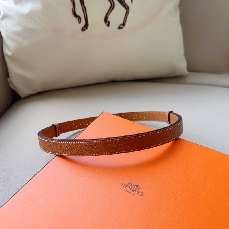 Hermes Men Gold Buckle Belt &
